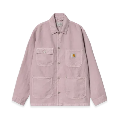 Carhartt WIP Walter Chore Coat "Pink Fog(Garment Dyed)"