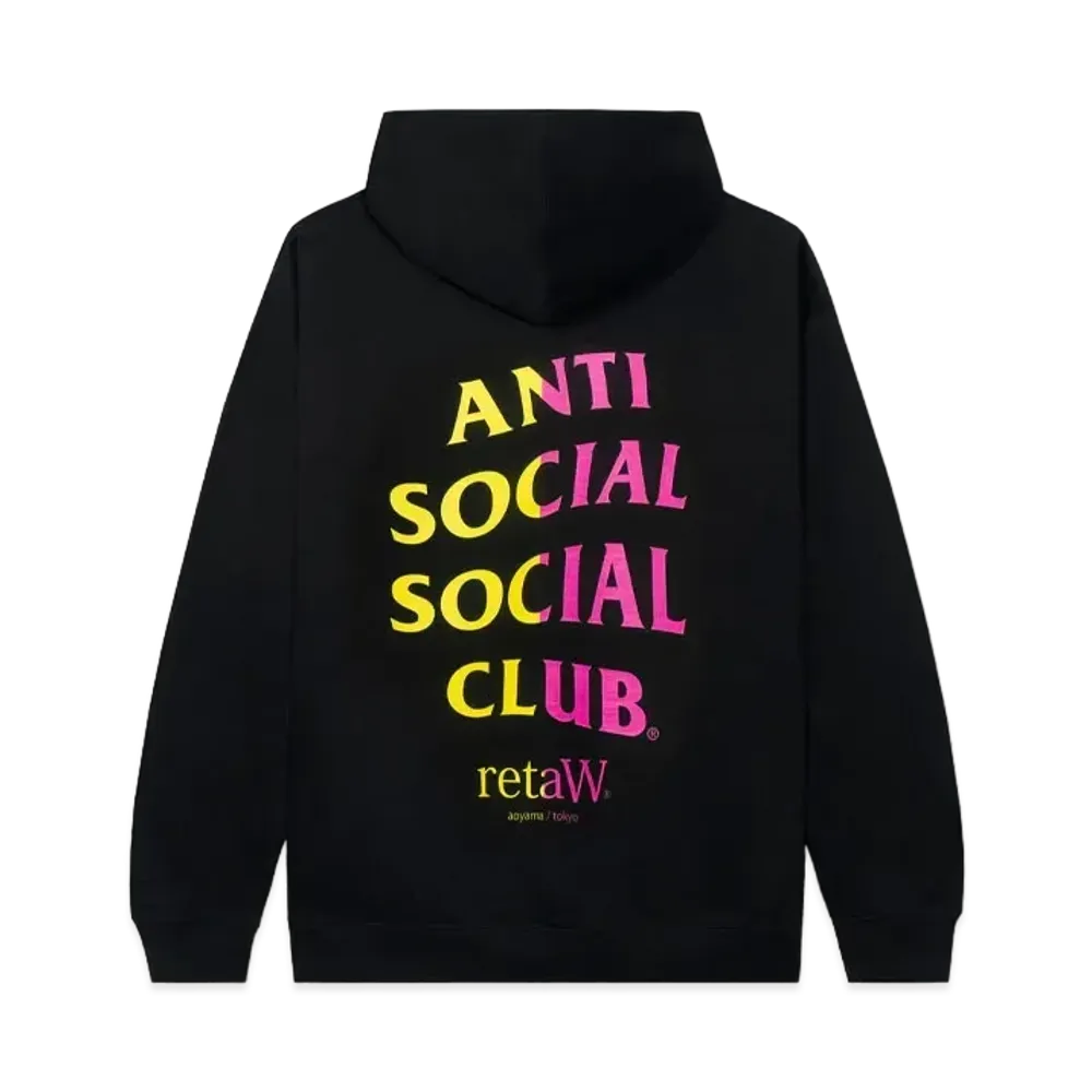 ANTI SOCIAL SOCIAL CLUB SS22 ASSC x retaW Hoodie "Black"