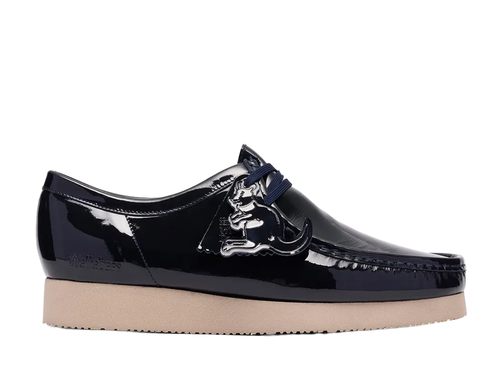 Clarks Wallabee 2604 "Navy Patent"