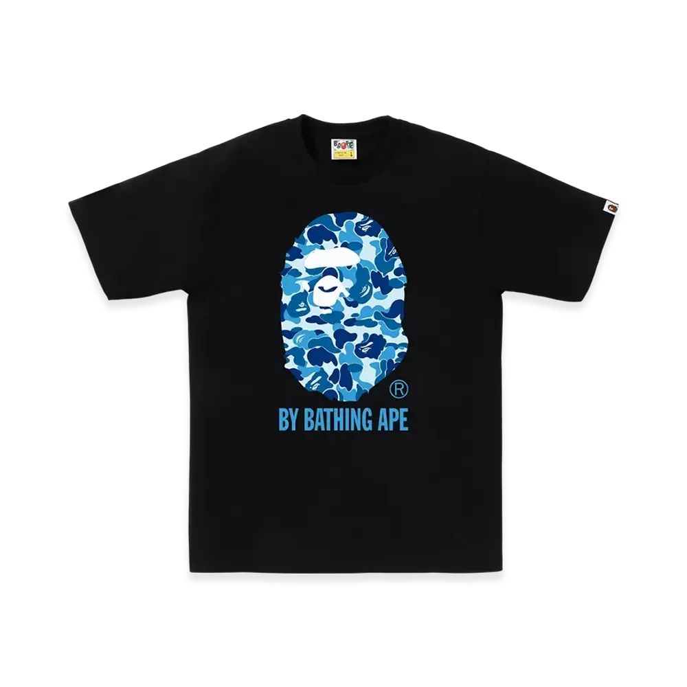 A BATHING APE ABC Camo By Bathing Ape Tee "Black/Blue"