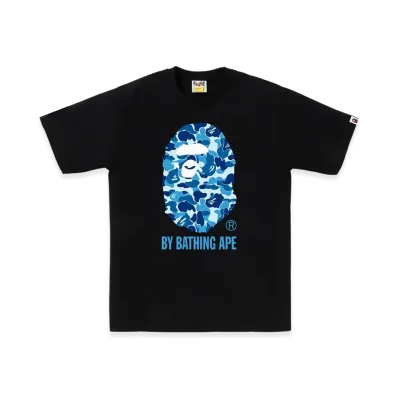 A BATHING APE ABC Camo By Bathing Ape Tee "Black/Blue"
