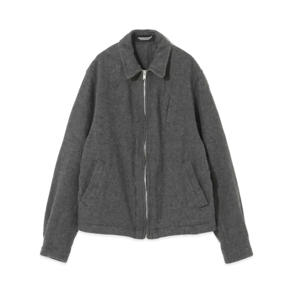 UNDERCOVER Boiled Wool Blouson "Top Gray"