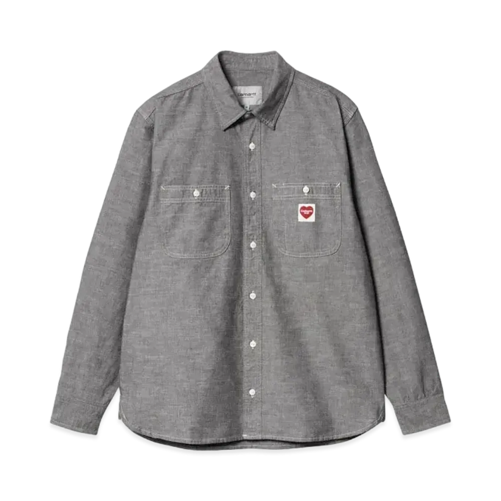 Carhartt L/S Clink Heart Shirt "Black Rinsed"