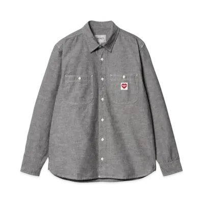 Carhartt L/S Clink Heart Shirt "Black Rinsed"