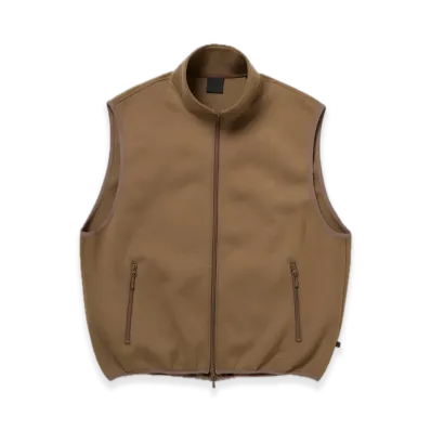 DAIWA PIER39 Tech Scuba Knit Stand Collar Vest "Coyote"