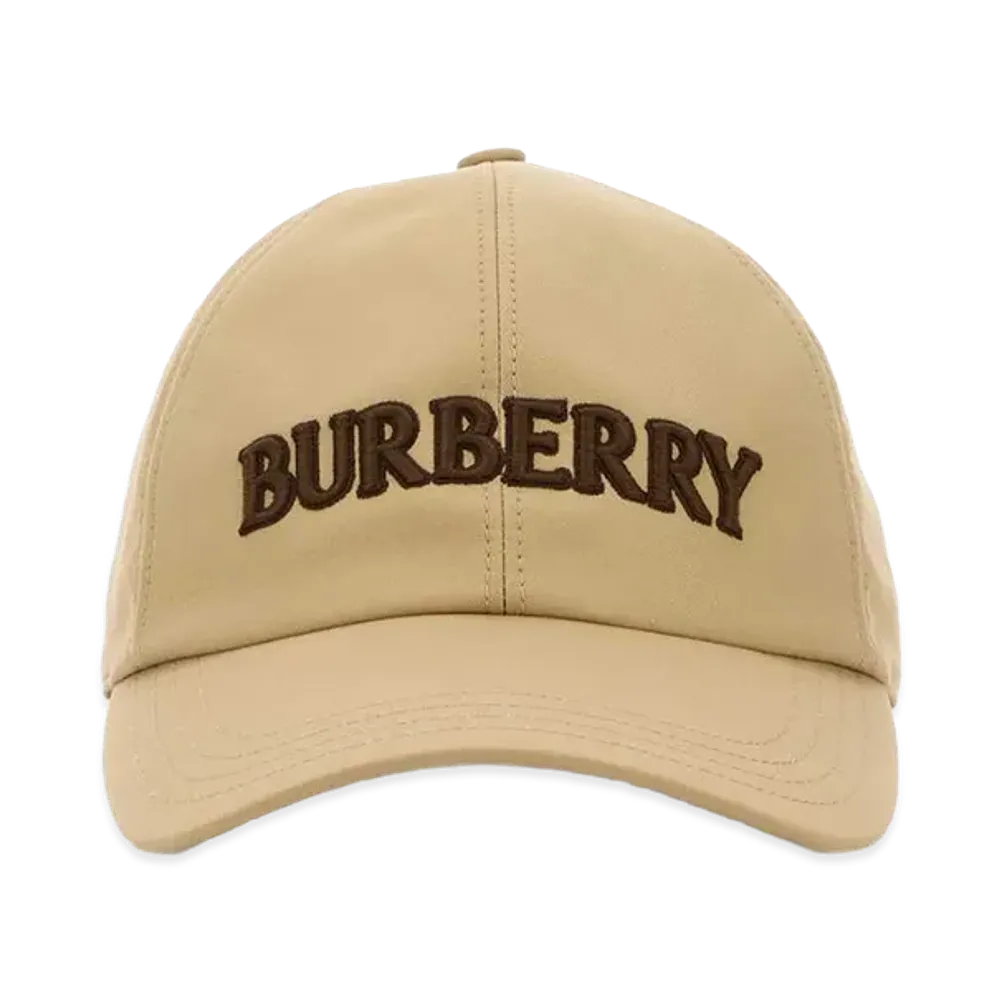 Burberry Women's Gabardine Baseball Cap "Beige"