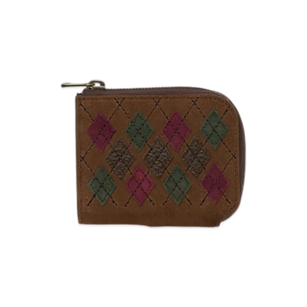 Hender Scheme Argyle L Wallet "Argyle Brown"