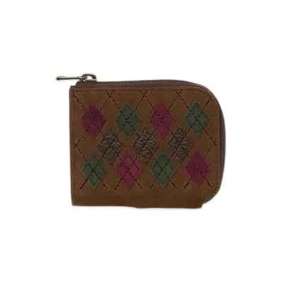 Hender Scheme Argyle L Wallet "Argyle Brown"