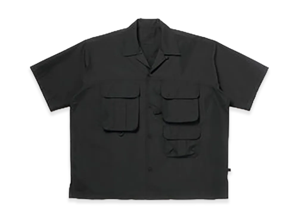 DAIWA PIER39 Tech Multi Tool Pocket Shirt S/S Solid "Black"