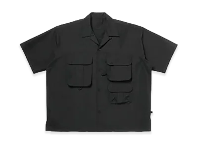 DAIWA PIER39 Tech Multi Tool Pocket Shirt S/S Solid "Black"
