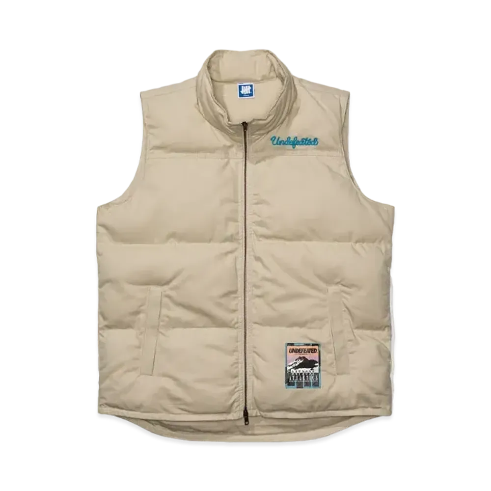 UNDEFEATED OUTDOOR PUFFER VEST - 40043 "Light Grasy"