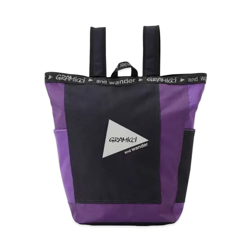 GRAMICCI x and wander Multi Patchwork 2Way Pack "Multi Purple"