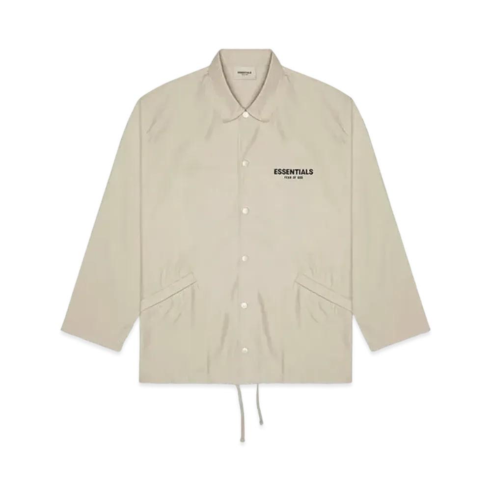 FEAR OF GOD ESSENTIALS Coach Jacket "Olive/Khaki"
