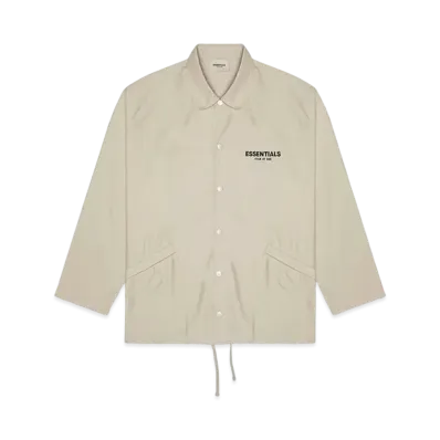 FEAR OF GOD ESSENTIALS Coach Jacket "Olive/Khaki"