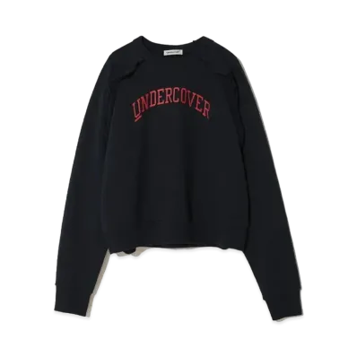 UNDERCOVER Cotton Sweatshirt Frill Pullover "Navy"