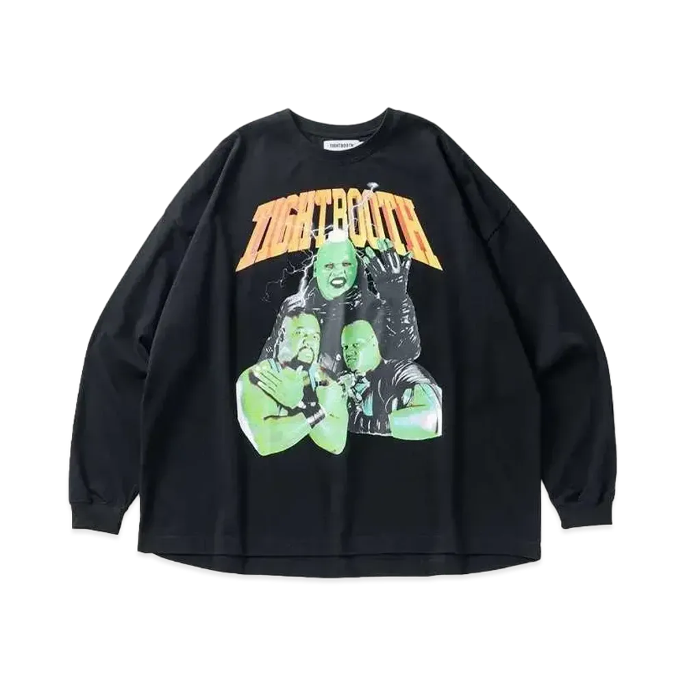 TIGHTBOOTH Mom Long Sleeve T-shirt "Black"