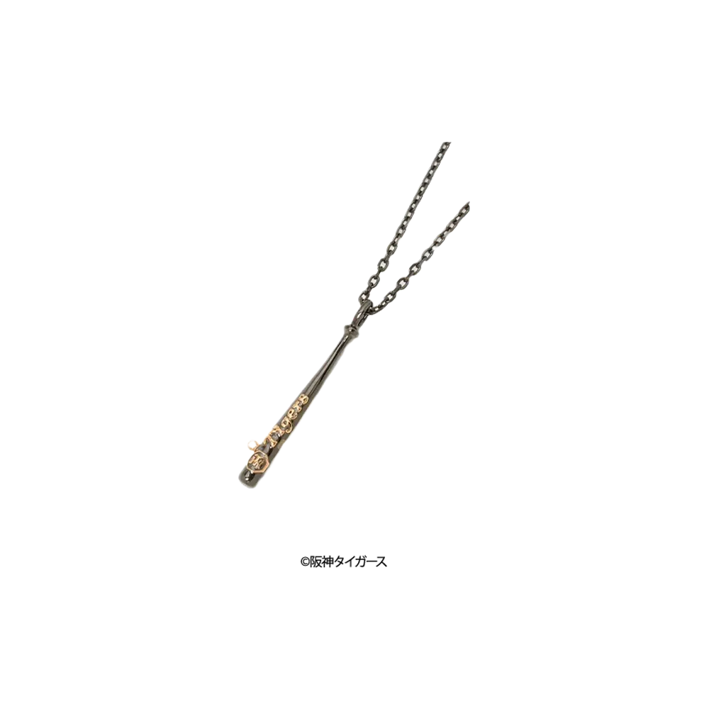 阪神タイガース90周年記念 \ CORE JEWELS Hanshin Tigers 90th Anniversary Collaboration Bat Necklace Bass Ver. "CJ BLACK x GOLD"