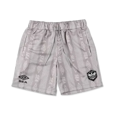 WIND AND SEA x UMBRO Game Shorts "Gray"