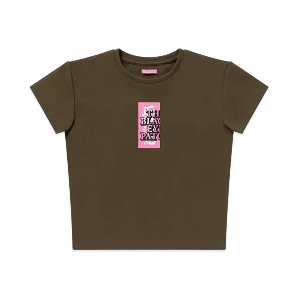 BlackEyePatch HWC Label Baby Tee "Khaki"