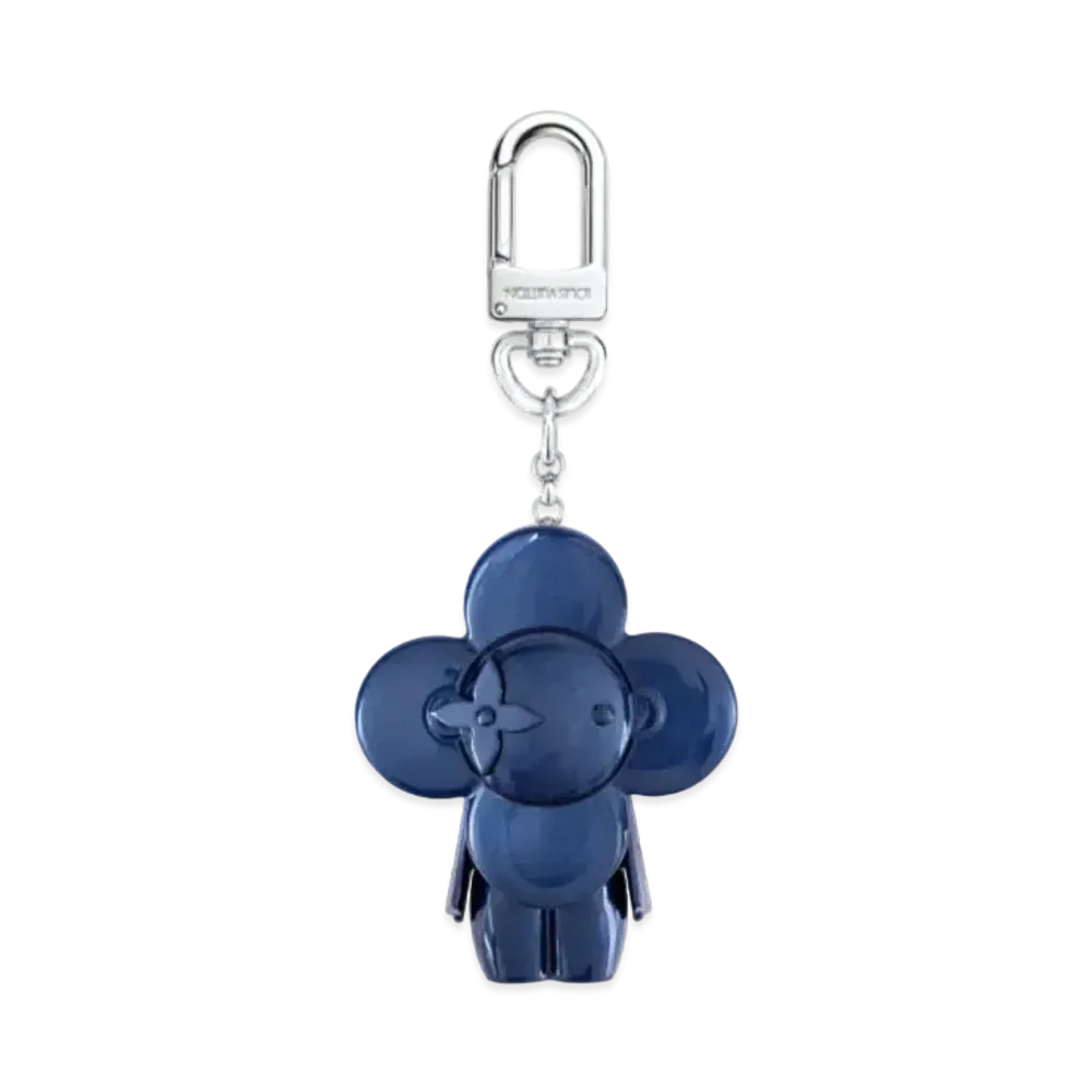 Louis Vuitton Vivienne Metal Bag Charm And Key Holder "Navy"