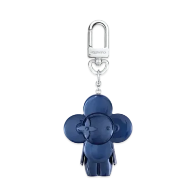 Louis Vuitton Vivienne Metal Bag Charm And Key Holder "Navy"