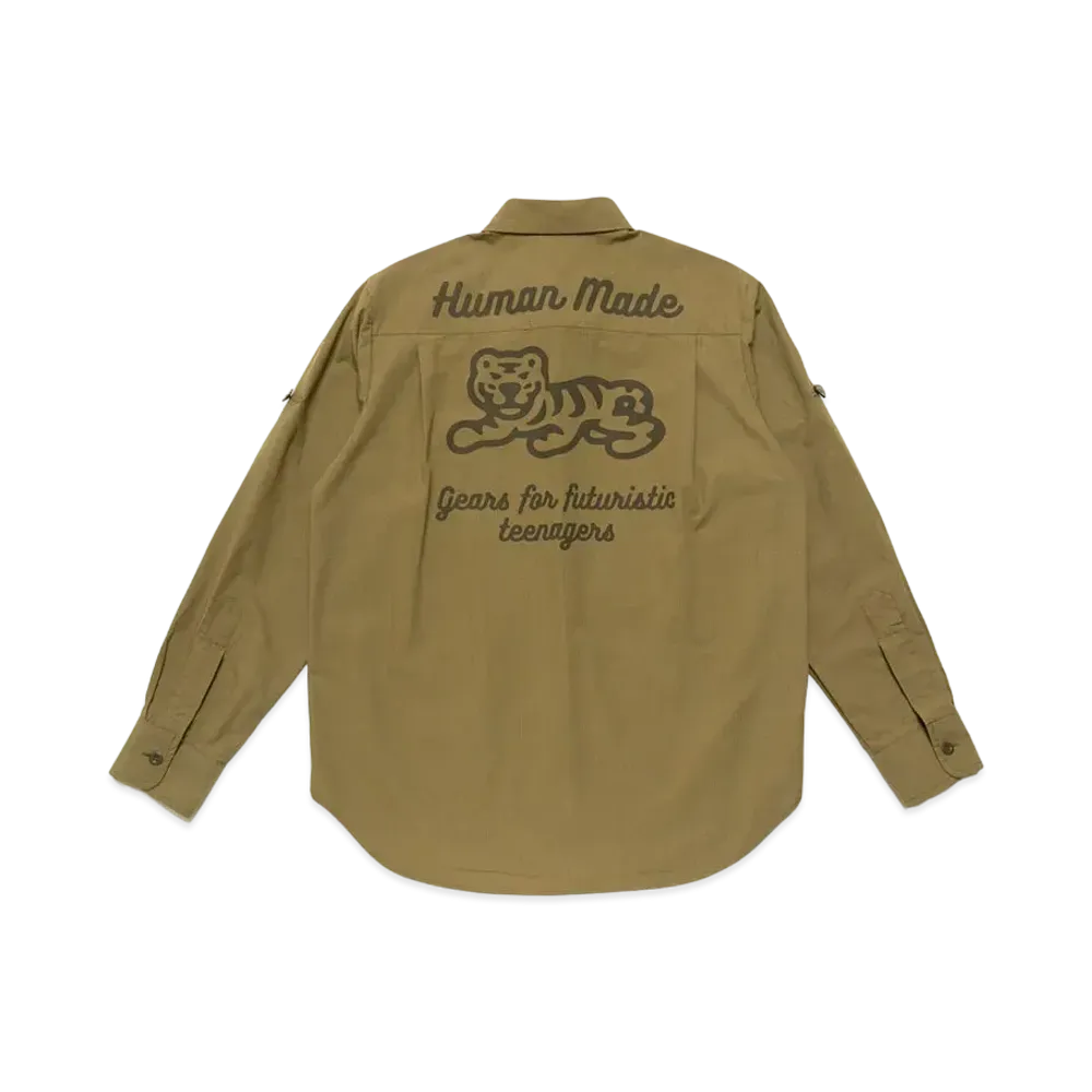 HUMAN MADE HUNTING L/S SHIRT "Olive"
