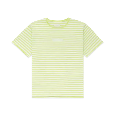 Aime Leon Dore Striped Beach Tee "Green & White"