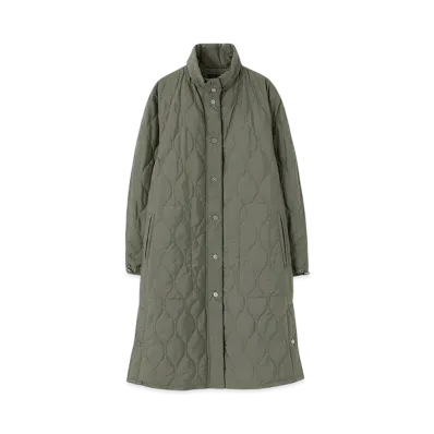 Paul Smith Women's Painted Cosmos Quilted Coat "Khaki"