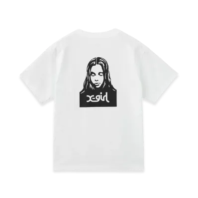 X-Girl Face S/S Tee "White"