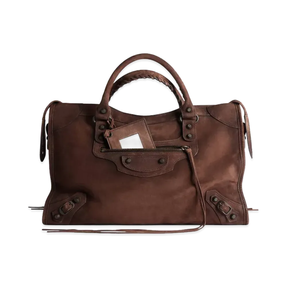 BALENCIAGA Le City Bag Medium "Light Espresso"