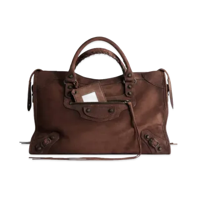 BALENCIAGA Le City Bag Medium "Light Espresso"