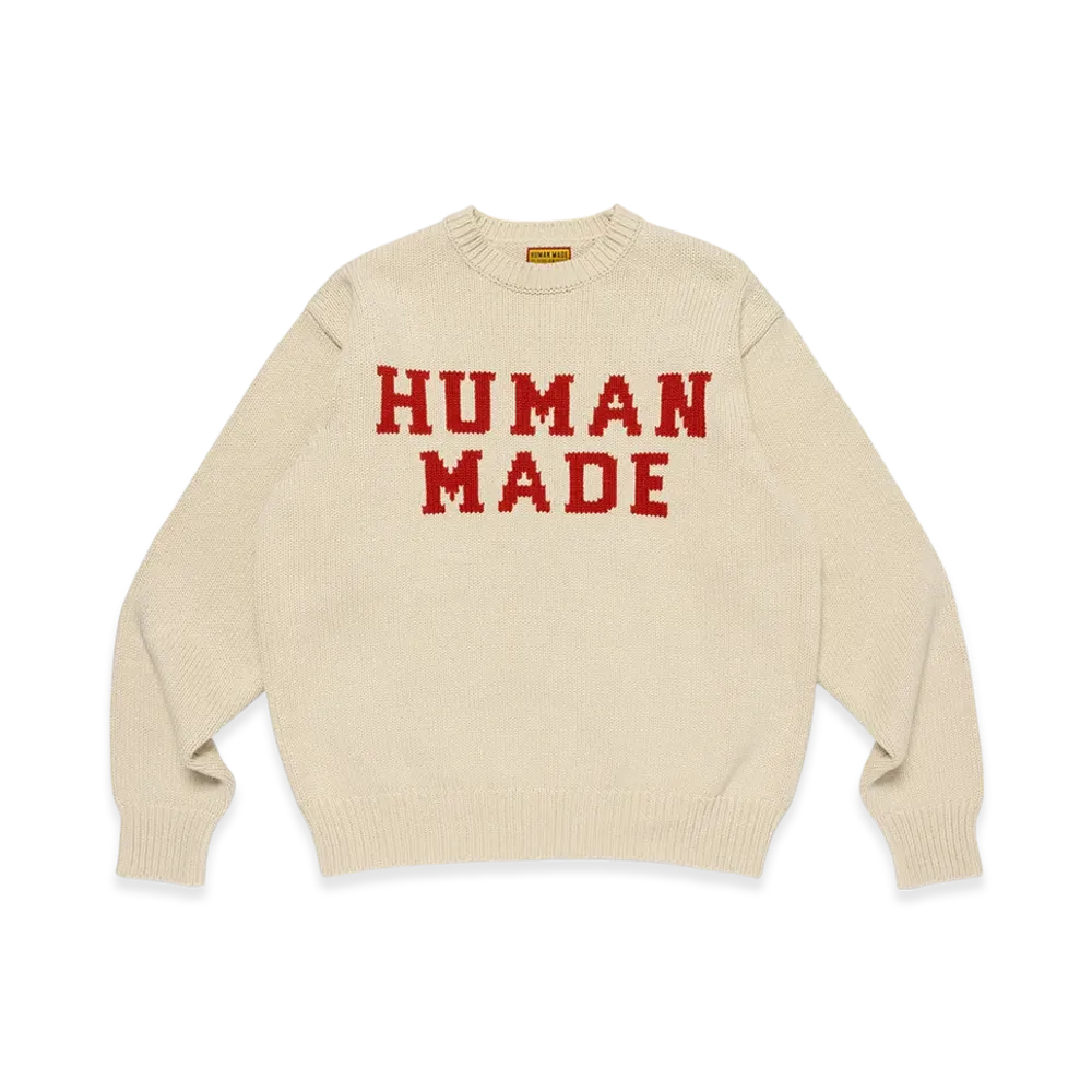 HUMAN MADE Graphic Sweater "White"