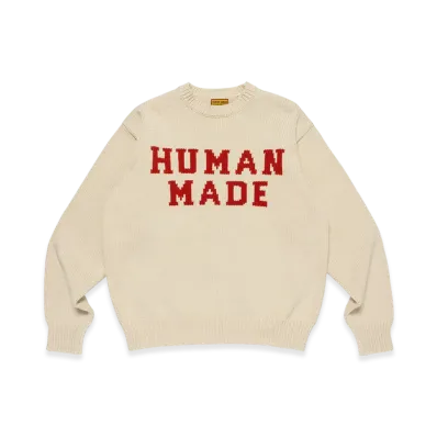 HUMAN MADE Graphic Sweater "White"