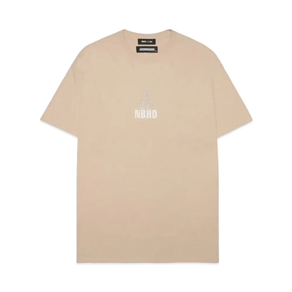 NEIGHBORHOOD WIND AND SEA NHWDS-1 / C-TEE . SS "Beige"