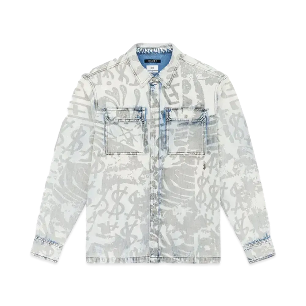 KSUBI Scorpio LS Shirt Kollage Icey "Icey"