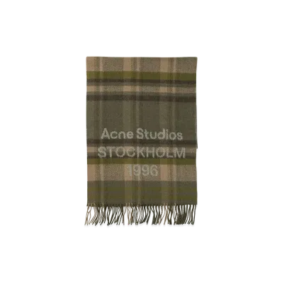 Acne Studios Women's Scarves & Silk Scarves "Green"