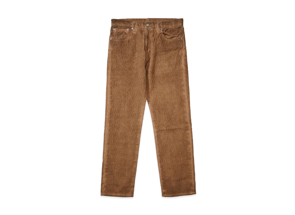 Stussy x LEVI'S Dyed Jacquard Jeans "Brown"