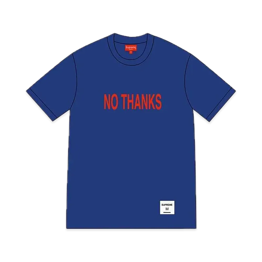 Supreme No Thanks S/S Top "Dark Royal"