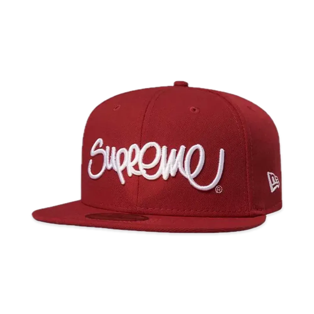 Supreme Handstyle New Era "Red"