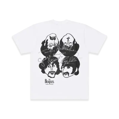 COMME des GARCONS x The Beatles Printed T-Shirt "White"