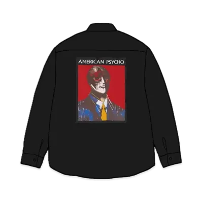 Supreme American Psycho Work Shirt "Black"