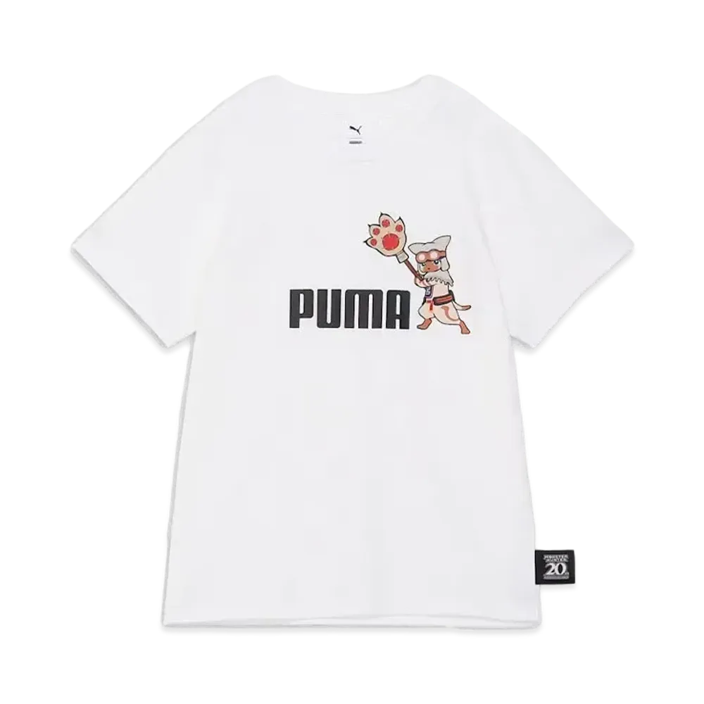 PUMA x MONSTER HUNTER Kids Short Sleeve T-shirt "White"