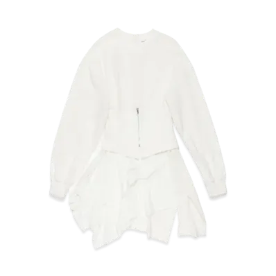 Acne Studios Corset Dress "White"