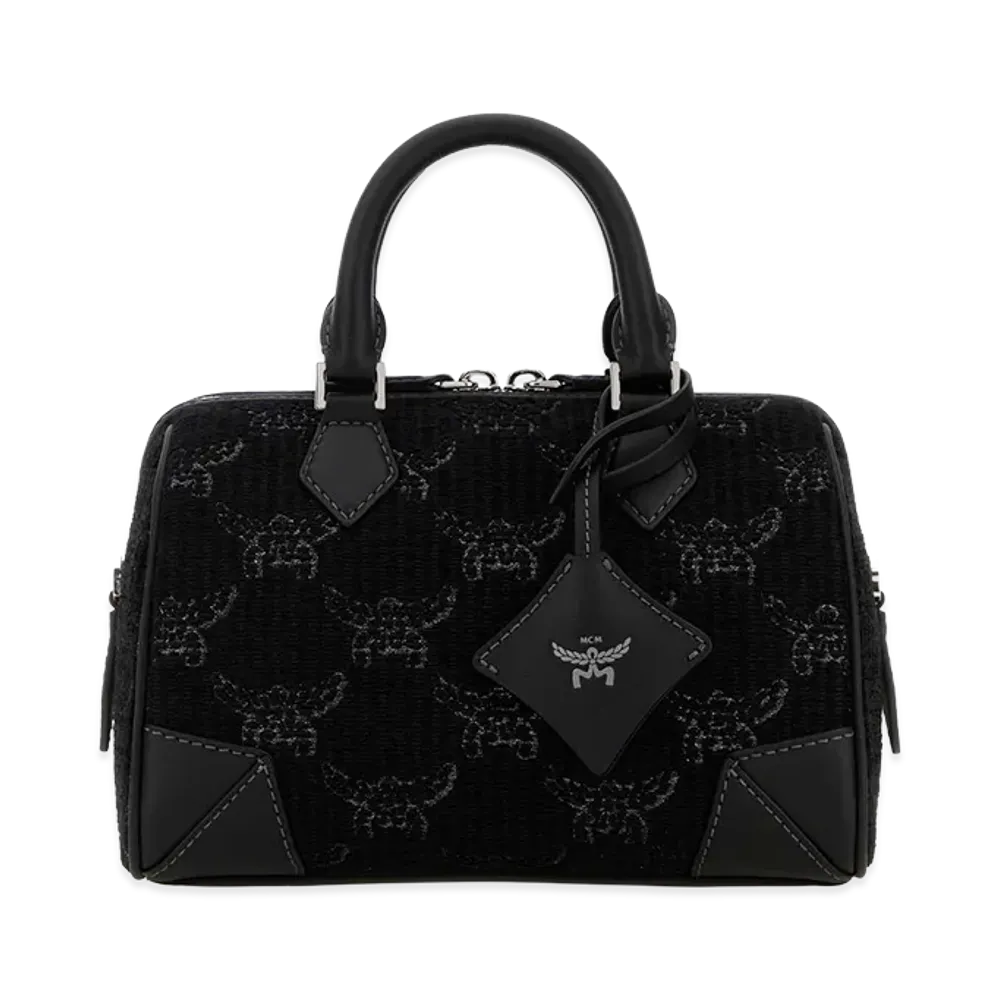 MCM Women's Canvas Ella Handbag "Black"