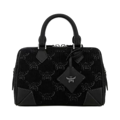 MCM Women's Canvas Ella Handbag "Black"