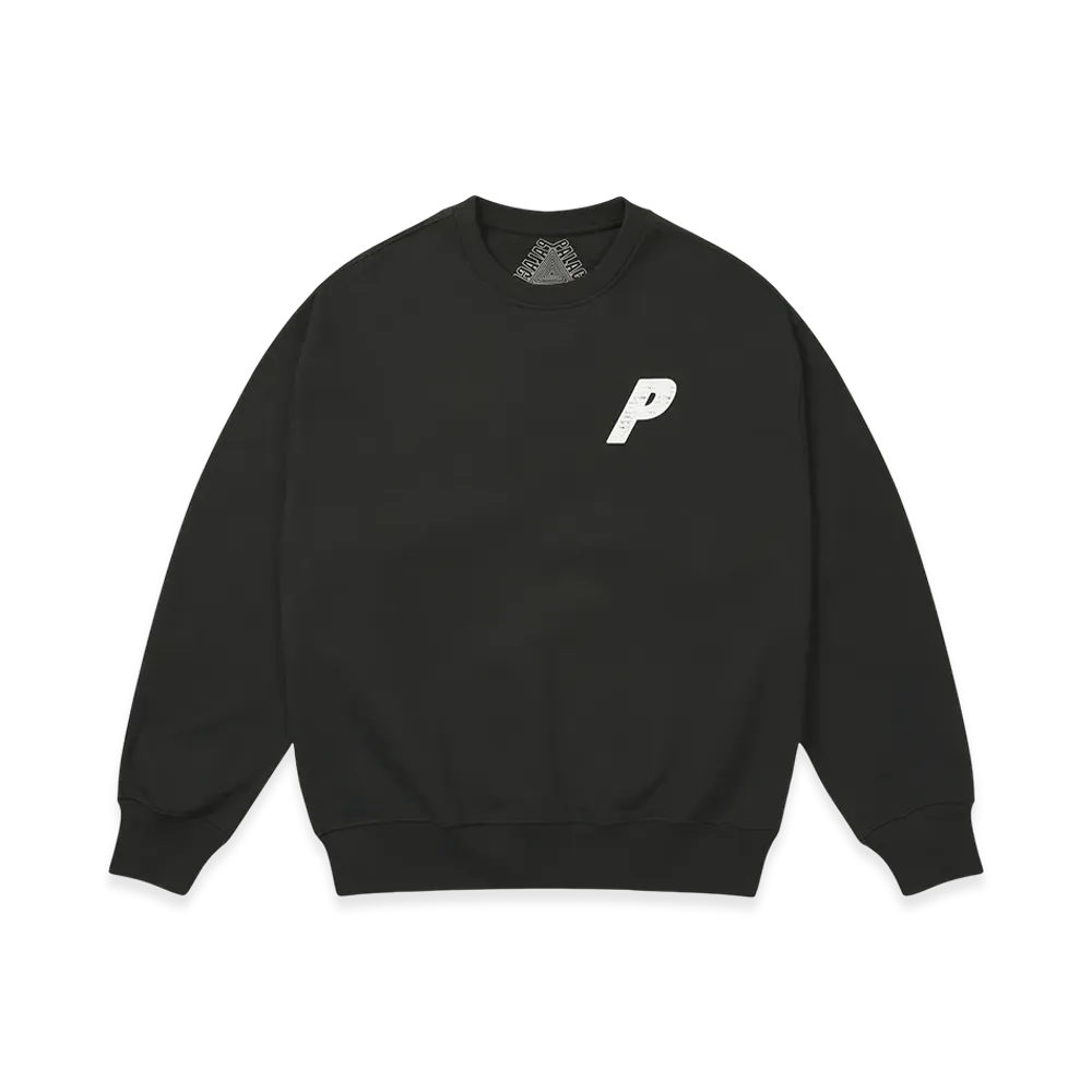 PALACE P3 Chain Puff Crew "Black"