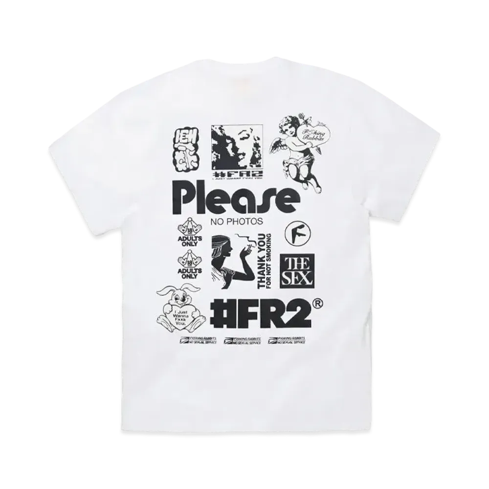 FR2 Please No Photos T-Shirt "White"