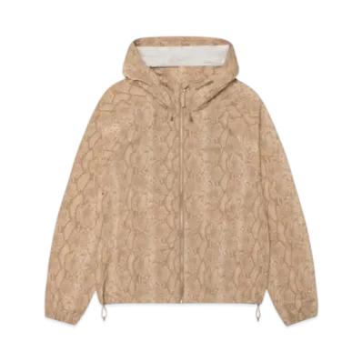 Stussy Beach Shell Snake Print Nylon "Khaki"