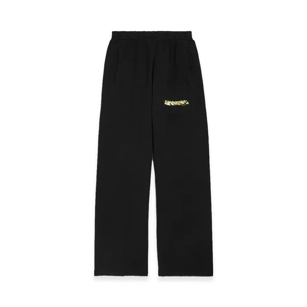 BALENCIAGA Messy Spray Baggy Sweatpants "Black"