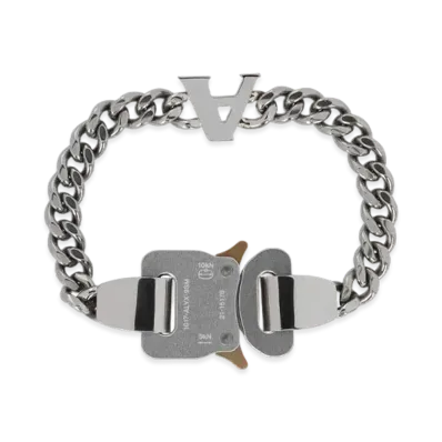 1017 ALYX 9SM Buckle Bracelet with Charm "Silver"